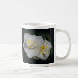 Caneca De Café Flor branca