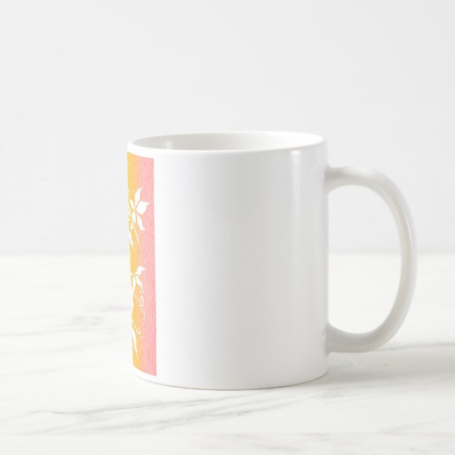 Caneca De Café Flor da Paixão Arco-íris (Direita)