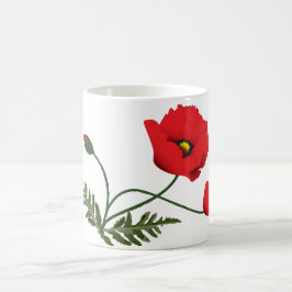 Caneca De Café Flor da papoila