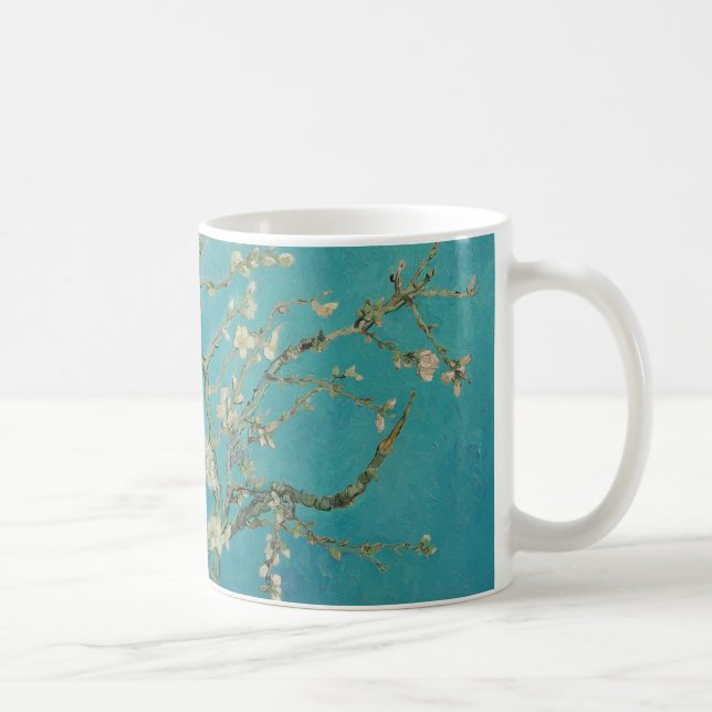 Caneca De Café Flor de Amêndoa de Van gogh (Direita)