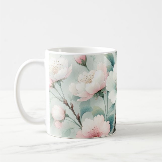 Caneca De Café Flor de Cerejeira (Esquerda)