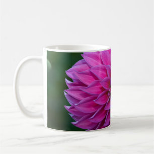 Caneca De Café Flor de dália roxa