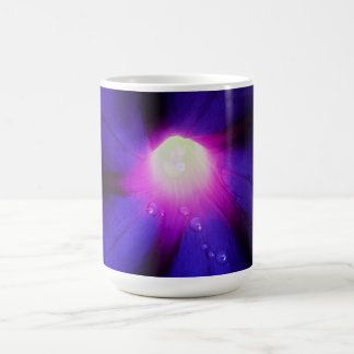 Caneca De Café Flor de Ipoméia Roxa