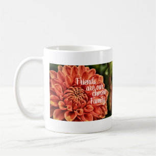 Caneca De Café Flor de Laranja / Amigos Família Dahlia