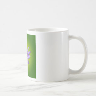 Caneca De Café Flor de Lírio Aquático Roxo do Lago