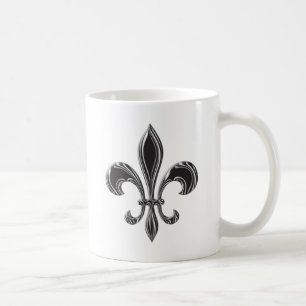 Caneca De Café Flor de lis - Stripey