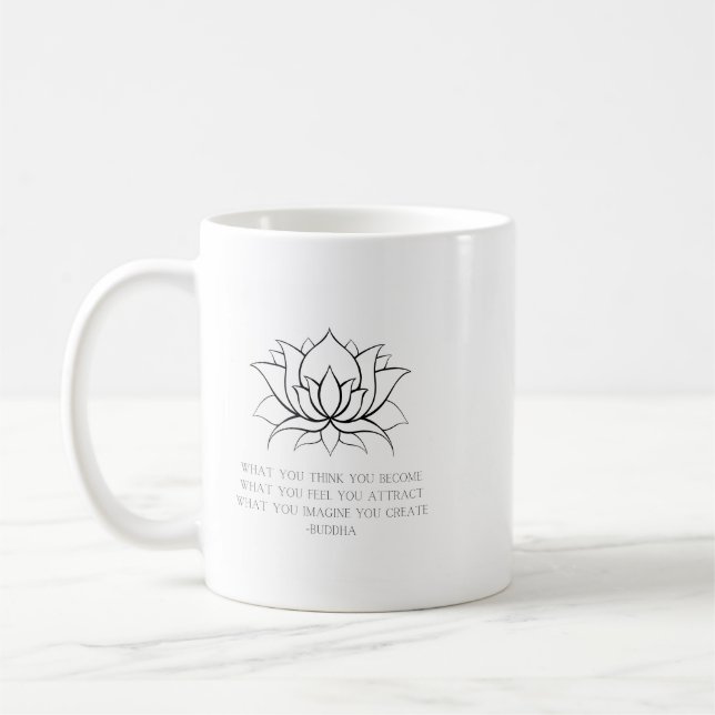 Caneca De Café Flor de Lotus (Esquerda)