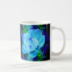 Caneca De Café Flor de lótus azuis e seu significado