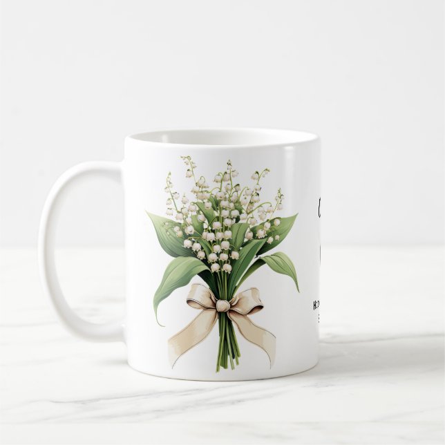 Caneca De Café flor de nascimento (Esquerda)