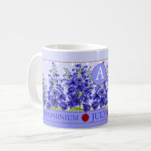 Caneca De Café Flor de Nascimento e Mug Clássica de Gem Julho