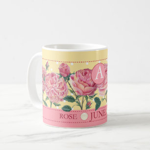 Caneca De Café Flor de Nascimento e Mug Clássica Gem June