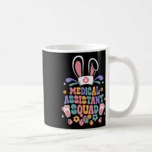 Caneca De Café Flor de Ouvido do Esquadrão Médico Imobiliário Ret