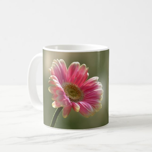 Caneca De Café Flor de Rosa (Frente Esquerda)