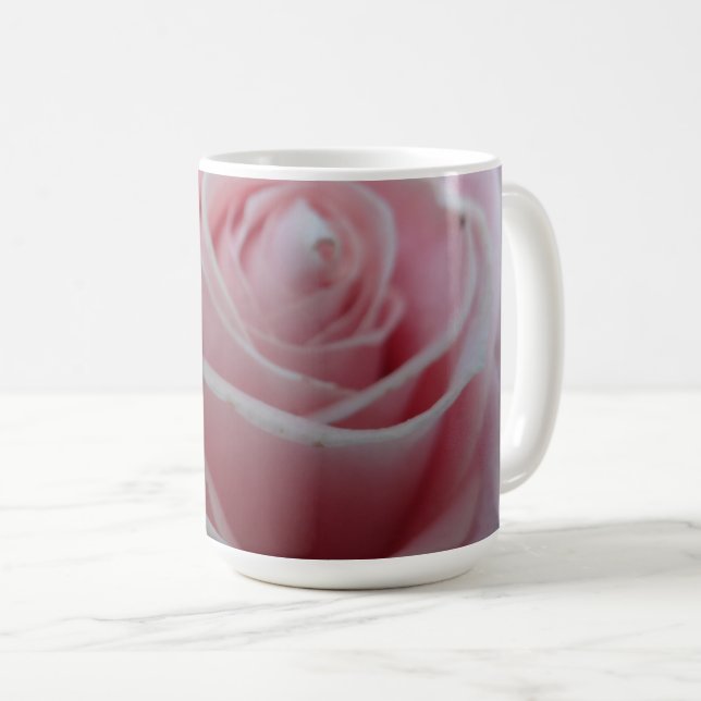 Caneca De Café Flor de Rosa Fofa (Frente Esquerda)