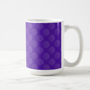 Caneca De Café Flor de Vida / Blume des Lebens - Violeta padrão