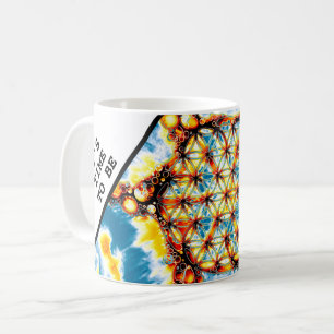 Caneca De Café Flor De Vida - Maneiras Coloridas 5