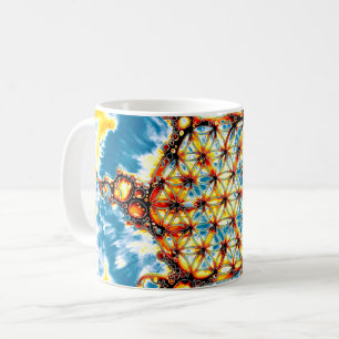 Caneca De Café Flor De Vida - Maneiras Coloridas 5