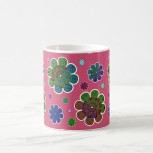 Caneca De Café Flor dois do Fractal