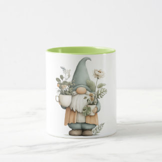 Caneca de Café Flor Gnome