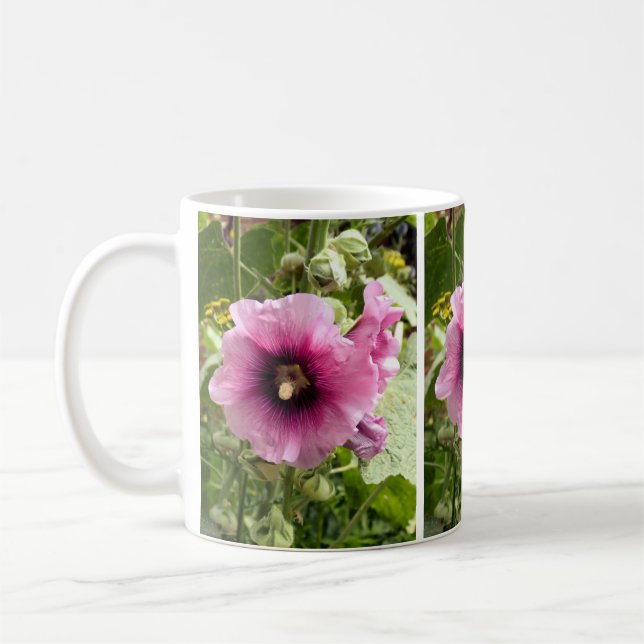 CANECA DE CAFÉ FLOR HOLLYHOCK (Esquerda)