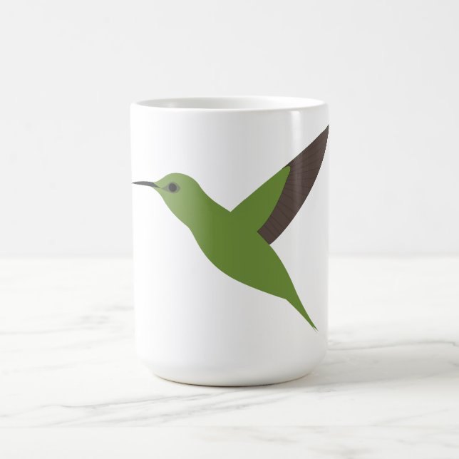 Caneca De Café Flor Hummingbird Mug (Centro)