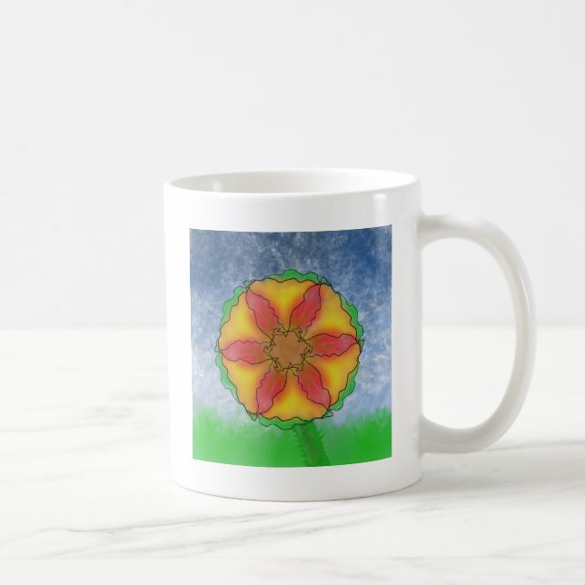 Caneca De Café Flor Ímpar (Direita)