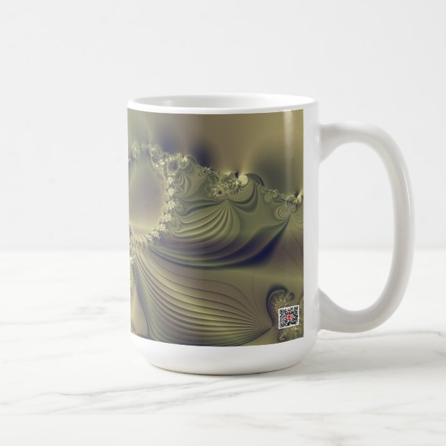 Caneca De Café Flor Metálica (Direita)