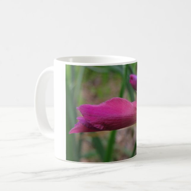 Caneca De Café Flor Mug (Frente Esquerda)