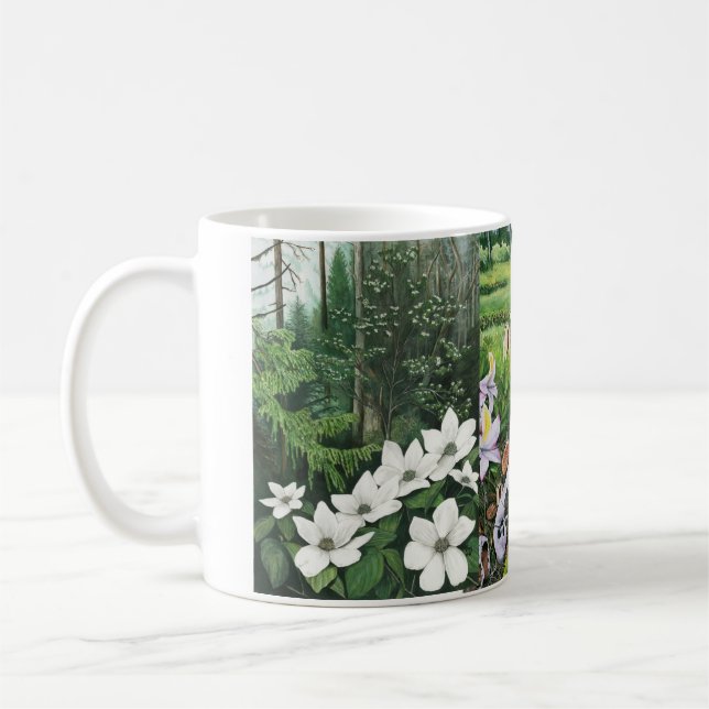 Caneca De Café Flor nativa 3 (Esquerda)