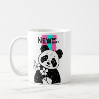 Caneca De Café flor panda