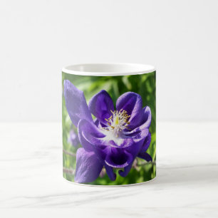Caneca De Café flor púrpura brilhante