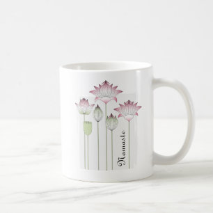 Caneca De Café Flor rosa
