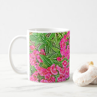 Caneca De Café Flor rosa Bonito