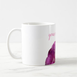 Caneca De Café Flor Rosa Rosa Rosa Rosa Rosa Rosa, Mug Clássico P