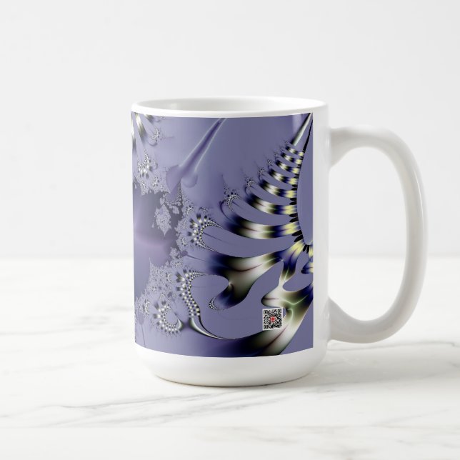 Caneca De Café Flor Roxa (Direita)