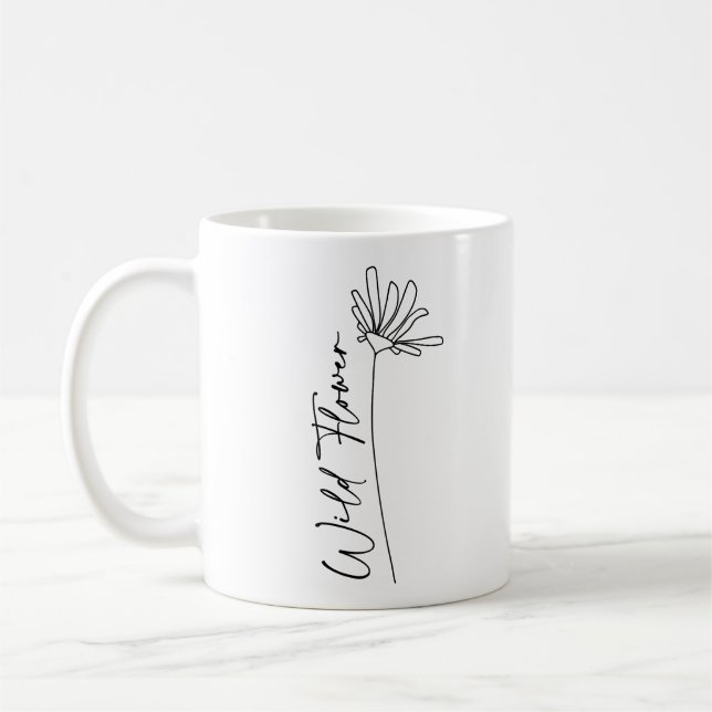 Caneca De Café Flor Selvagem (Esquerda)