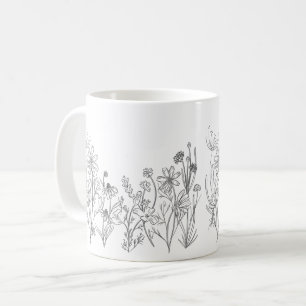 Caneca De Café Flor selvagem