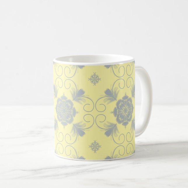 Caneca De Café Flora Royale Ceramic Mug (Frente Esquerda)