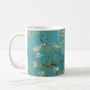 Caneca De Café Floração da Amendoeira, Pintura a Óleo, Vincent Va