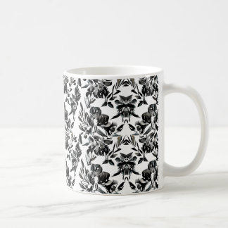 Caneca De Café Florais monocromáticos - Mug