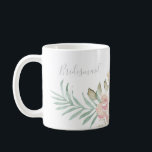Caneca De Café Florais Rustic Watercolor em Sage Green Bridesmaid<br><div class="desc">Rustic Watercolor Florals on Sage Green Bridesmaid Coffee Mug #hand pintou floral #romântico botânico #convites para o casamento floral #casamento da primavera #elegante #casamento formal #casamento #casamento #elegante #casamento #casamento #romântico</div>