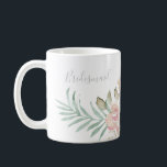 Caneca De Café Florais Rustic Watercolor em Sage Green Bridesmaid<br><div class="desc">Rustic Watercolor Florals on Sage Green Bridesmaid Coffee Mug #hand pintou floral #romântico botânico #convites para o casamento floral #casamento da primavera #elegante #casamento formal #casamento #casamento #elegante #casamento #casamento #romântico</div>