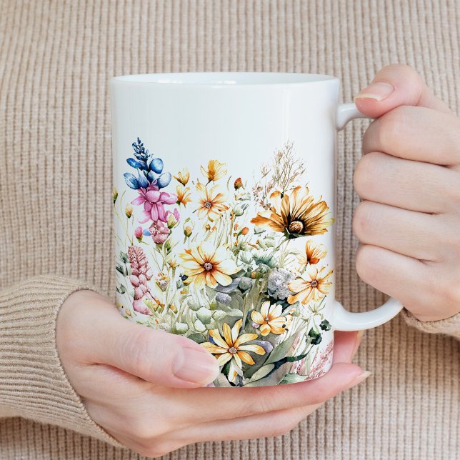 Caneca De Café Floral (Criador carregado)