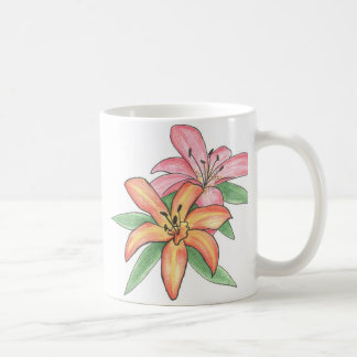 Caneca De Café Floral
