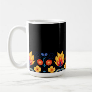Caneca De Café floral