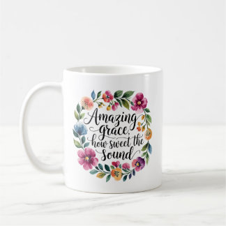 Caneca De Café Floral Amarelo Grace