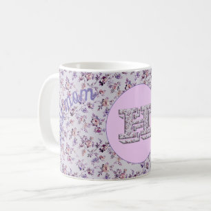 Caneca De Café Floral Best Mãe H