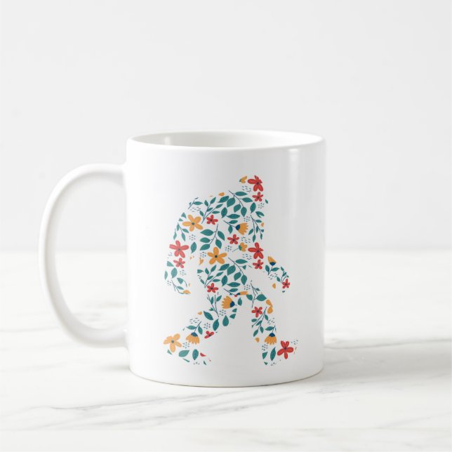 CANECA DE CAFÉ FLORAL BIGFOOT (Esquerda)