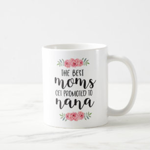 Caneca De Café Floral Bonito As Melhores Mães São Promovidas Pa