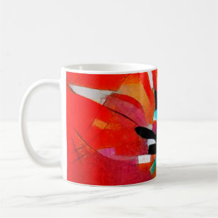 Caneca De Café Floral bouquet abstraction. In the modern version